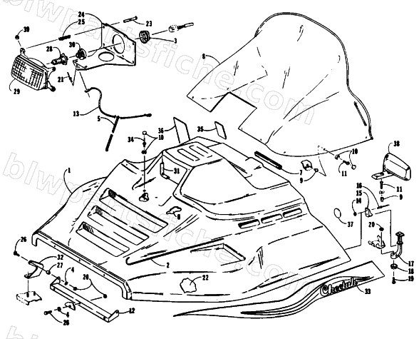 HOOD ASSEMBLY diagram