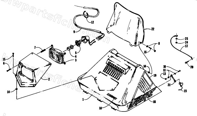 HOOD ASSEMBLY diagram