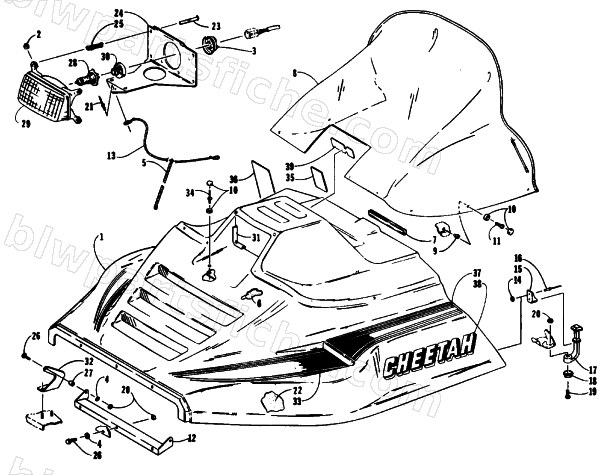HOOD ASSEMBLY diagram