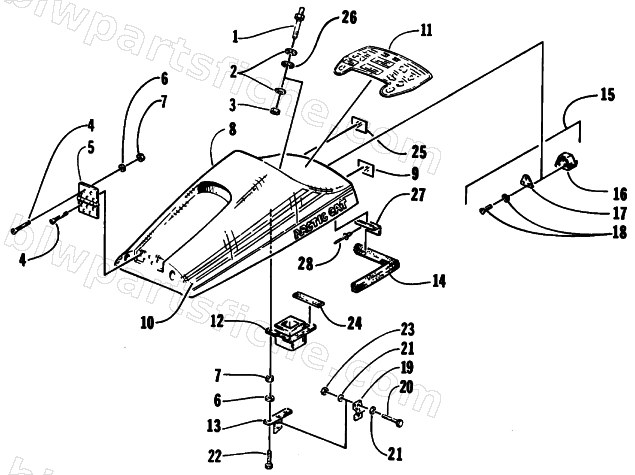 HOOD ASSEMBLY diagram