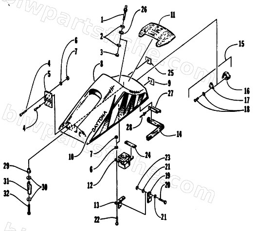 HOOD ASSEMBLY diagram