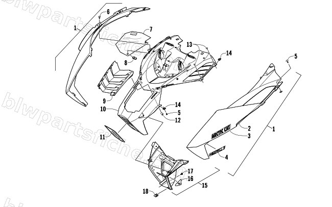 HOOD ASSEMBLY diagram