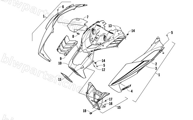 HOOD ASSEMBLY diagram