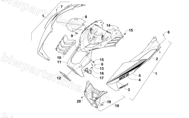 HOOD ASSEMBLY diagram