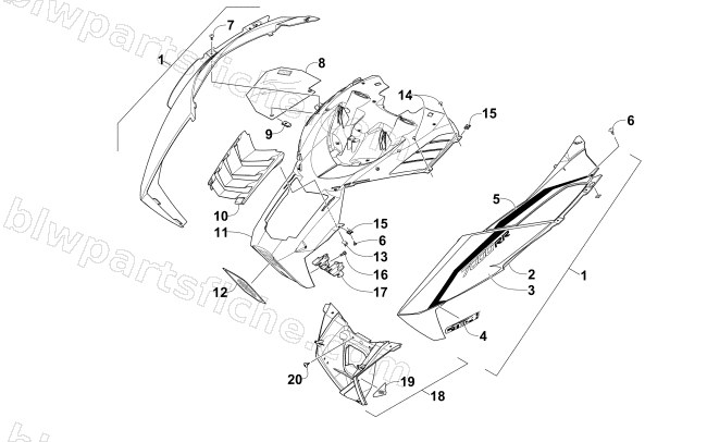 HOOD ASSEMBLY diagram