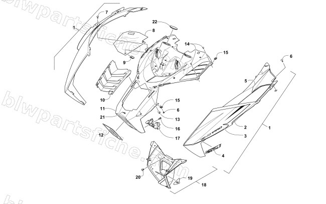 HOOD ASSEMBLY diagram