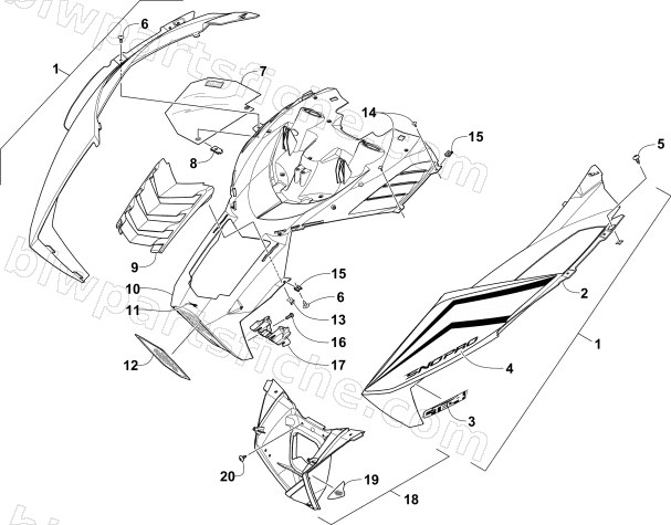 HOOD ASSEMBLY diagram