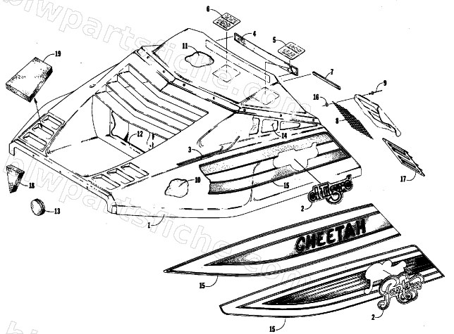 HOOD ASSEMBLY diagram