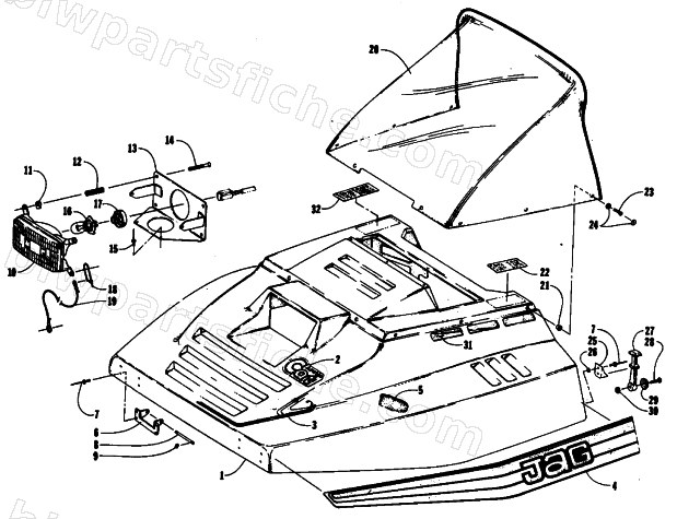 HOOD ASSEMBLY diagram