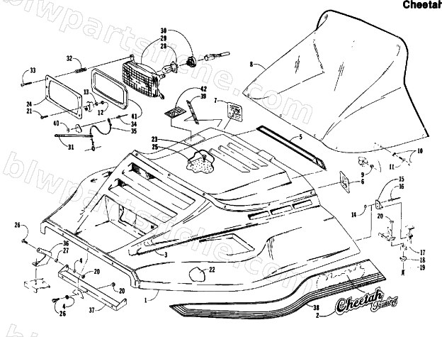 HOOD ASSEMBLY diagram