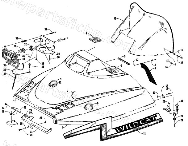 HOOD ASSEMBLY diagram