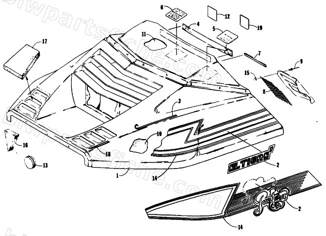 HOOD ASSEMBLY diagram