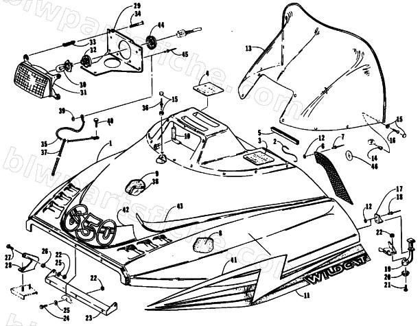 HOOD ASSEMBLY diagram