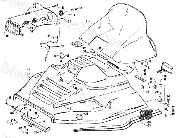 HOOD ASSEMBLY diagram