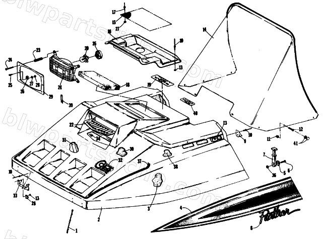 HOOD ASSEMBLY diagram