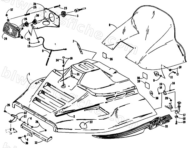 HOOD ASSEMBLY diagram