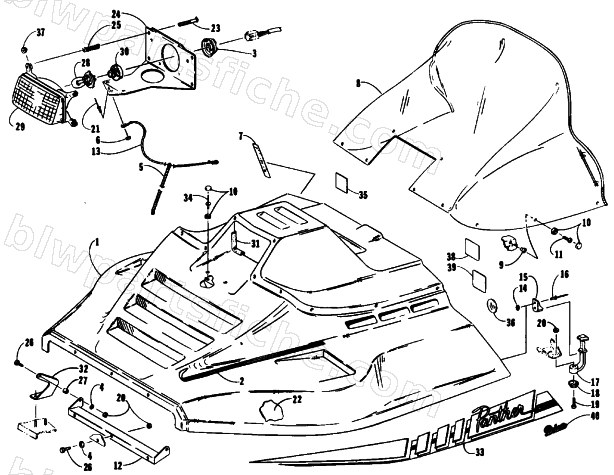 HOOD ASSEMBLY diagram