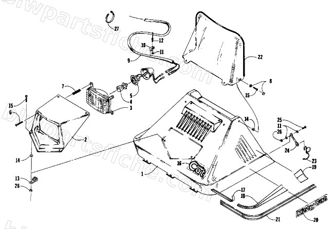 HOOD ASSEMBLY diagram