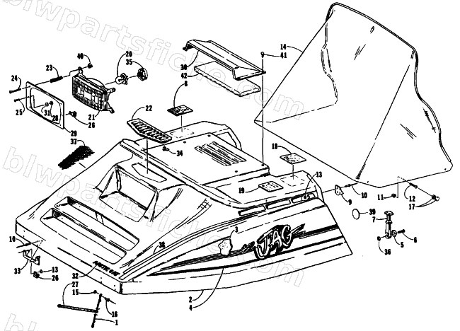 HOOD ASSEMBLY diagram