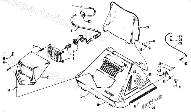 HOOD ASSEMBLY diagram