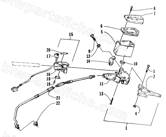 HYDRAULIC BRAKE CONTROL ASSEMBLY diagram