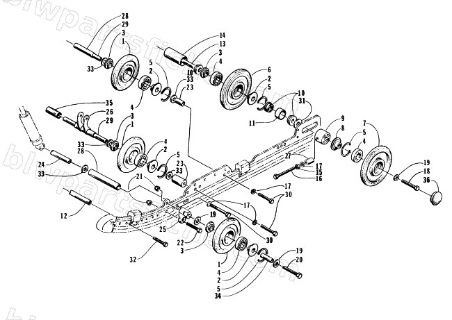 IDLER WHEEL ASSEMBLY diagram