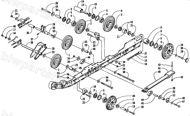 IDLER WHEEL ASSEMBLY diagram