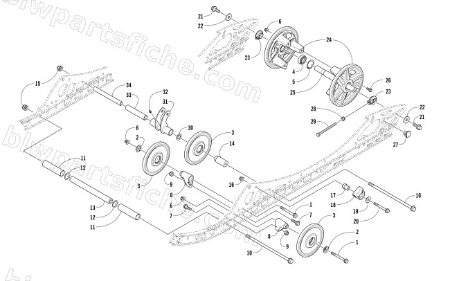 IDLER WHEEL ASSEMBLY diagram