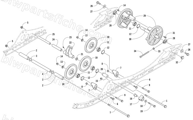 IDLER WHEEL ASSEMBLY diagram