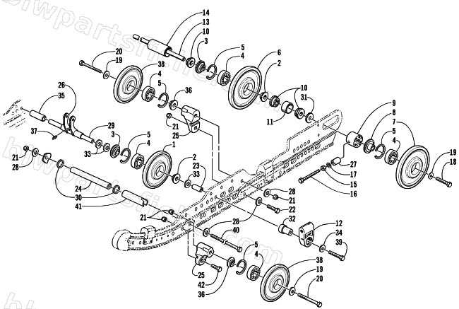 IDLER WHEEL ASSEMBLY diagram