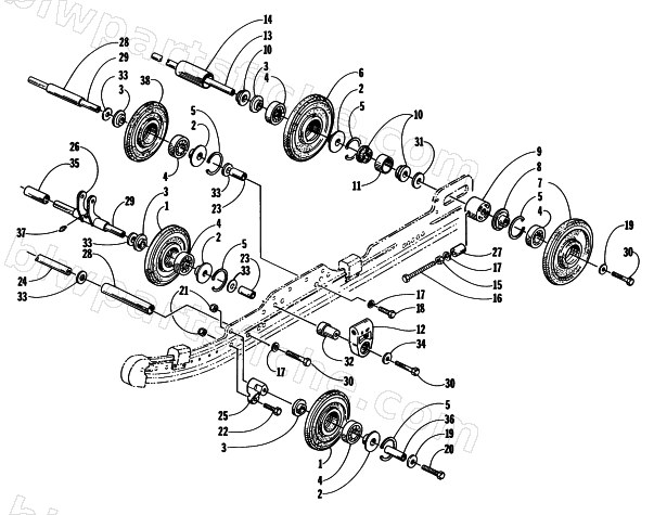 IDLER WHEEL ASSEMBLY diagram