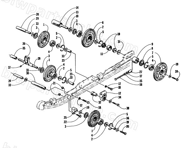 IDLER WHEEL ASSEMBLY diagram