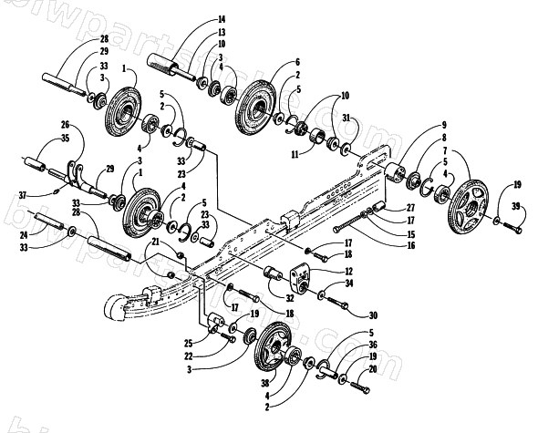 IDLER WHEEL ASSEMBLY diagram