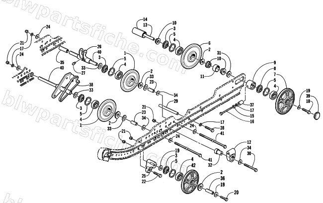 IDLER WHEEL ASSEMBLY diagram