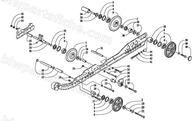 IDLER WHEEL ASSEMBLY diagram