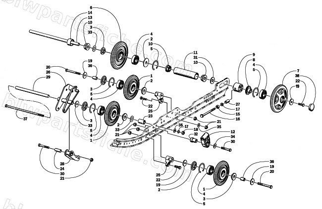 IDLER WHEEL ASSEMBLY diagram