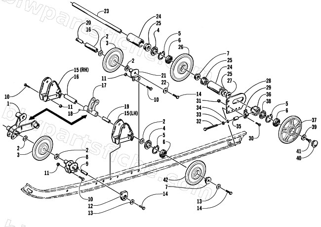 IDLER WHEEL ASSEMBLY diagram