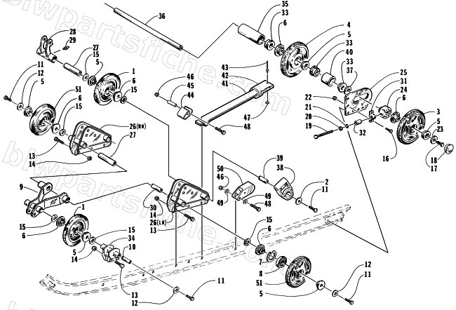 IDLER WHEEL ASSEMBLY diagram
