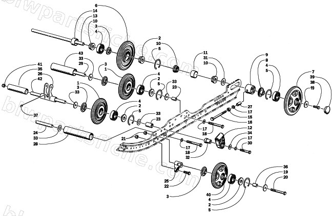IDLER WHEEL ASSEMBLY diagram