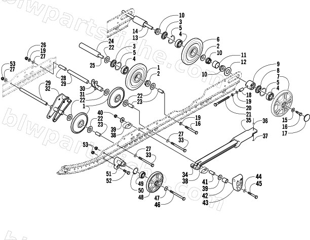 IDLER WHEEL ASSEMBLY diagram