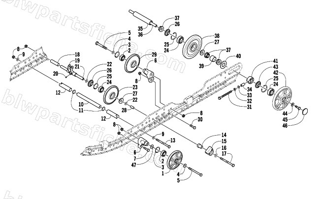 IDLER WHEEL ASSEMBLY diagram