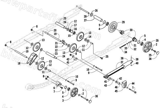 IDLER WHEEL ASSEMBLY diagram
