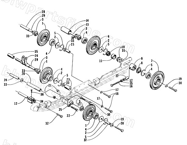 IDLER WHEEL ASSEMBLY diagram