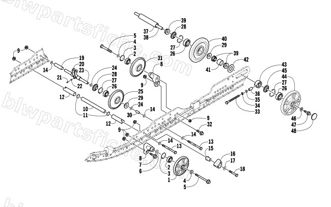 IDLER WHEEL ASSEMBLY diagram