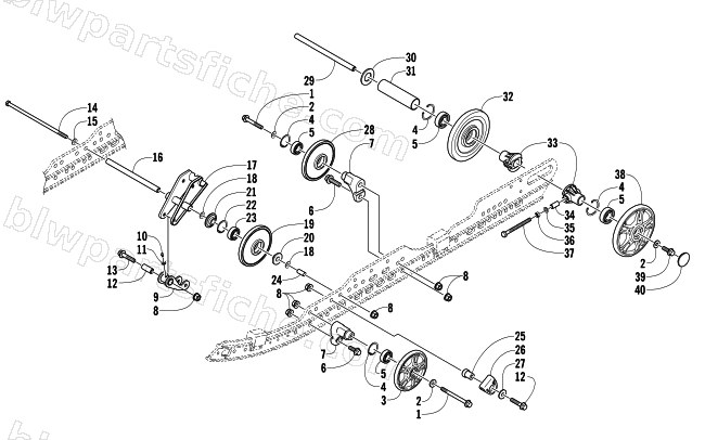 IDLER WHEEL ASSEMBLY diagram