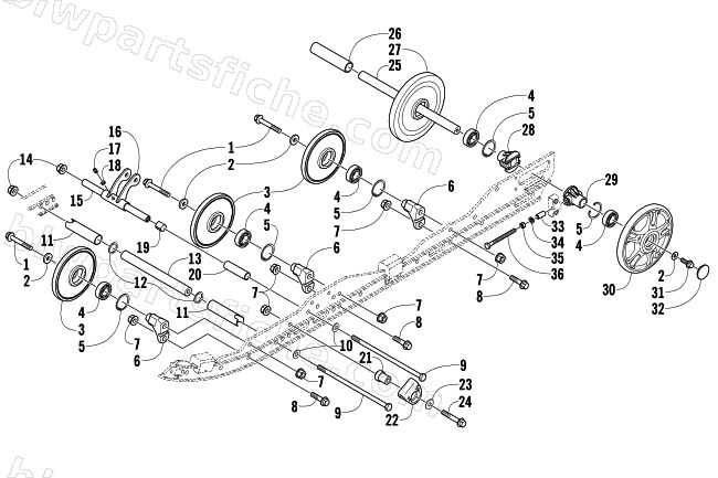 IDLER WHEEL ASSEMBLY diagram