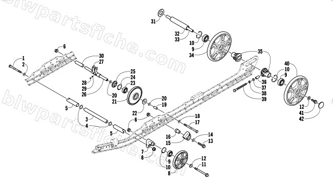 IDLER WHEEL ASSEMBLY diagram