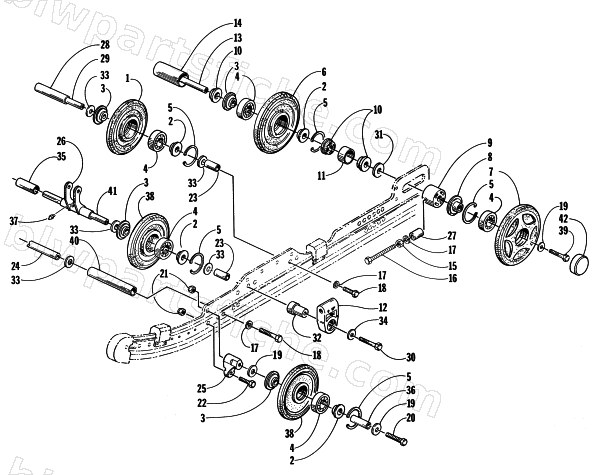 IDLER WHEEL ASSEMBLY diagram