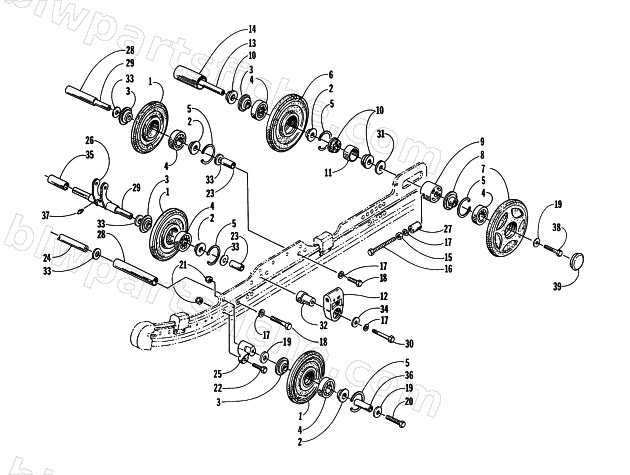 IDLER WHEEL ASSEMBLY diagram