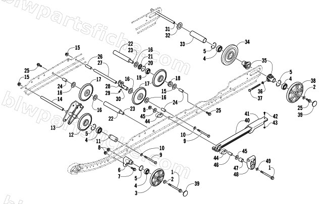 IDLER WHEEL ASSEMBLY diagram